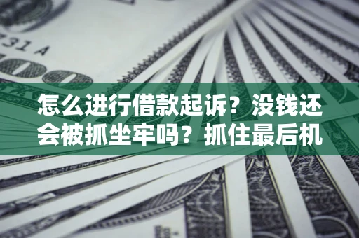济南怎么进行借款起诉？没钱还会被抓坐牢吗？抓住最后机会！