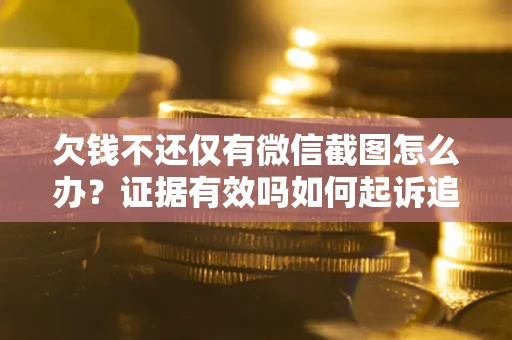 济南欠钱不还仅有微信截图怎么办？证据有效吗如何起诉追回欠款？
