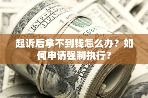 济南起诉后拿不到钱怎么办？如何申请强制执行？