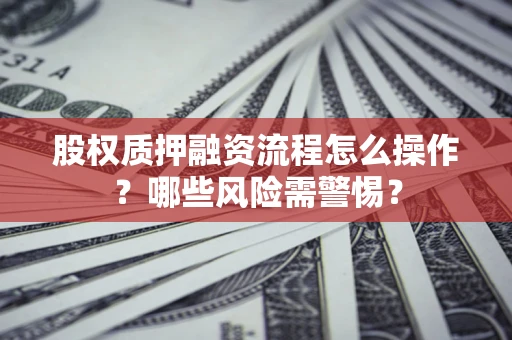 济南股权质押融资流程怎么操作？哪些风险需警惕？