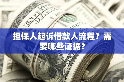 济南担保人起诉借款人流程？需要哪些证据？