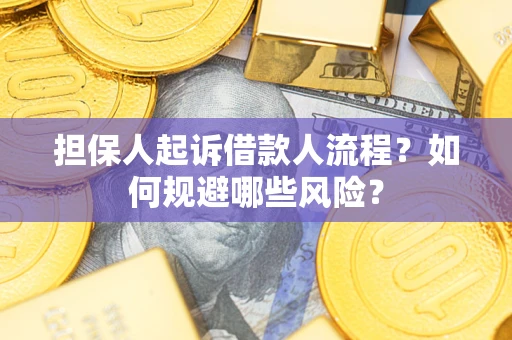 济南担保人起诉借款人流程？如何规避哪些风险？