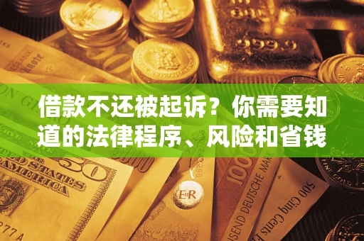 济南借款不还被起诉？你需要知道的法律程序、风险和省钱技巧