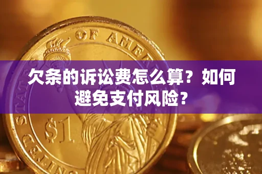 济南欠条的诉讼费怎么算？如何避免支付风险？